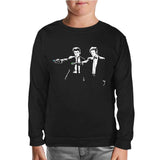Doctor Who - Timefiction Siyah Çocuk Sweatshirt