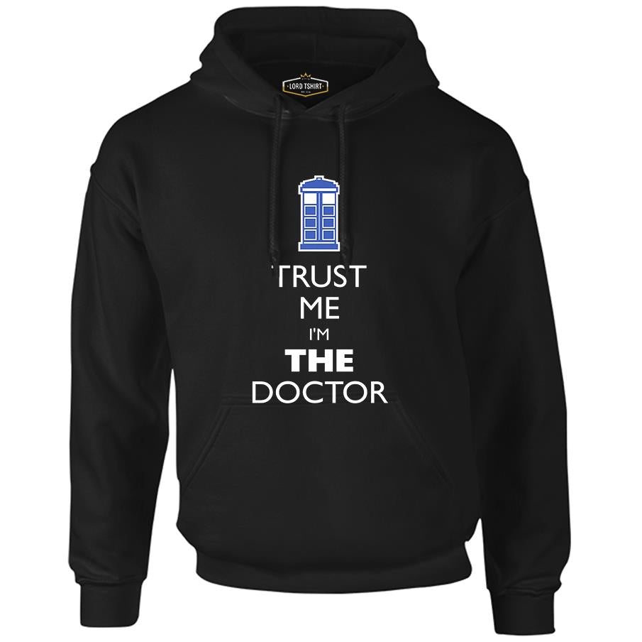 Doctor Who - Trust me I'm a Doctor Black Men's Zipperless Hoodie