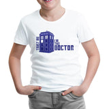 Doctor Who - Trust Me I'm The Doctor White Kids Tshirt