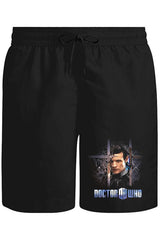 Doctor Who Unisex Siyah Şort