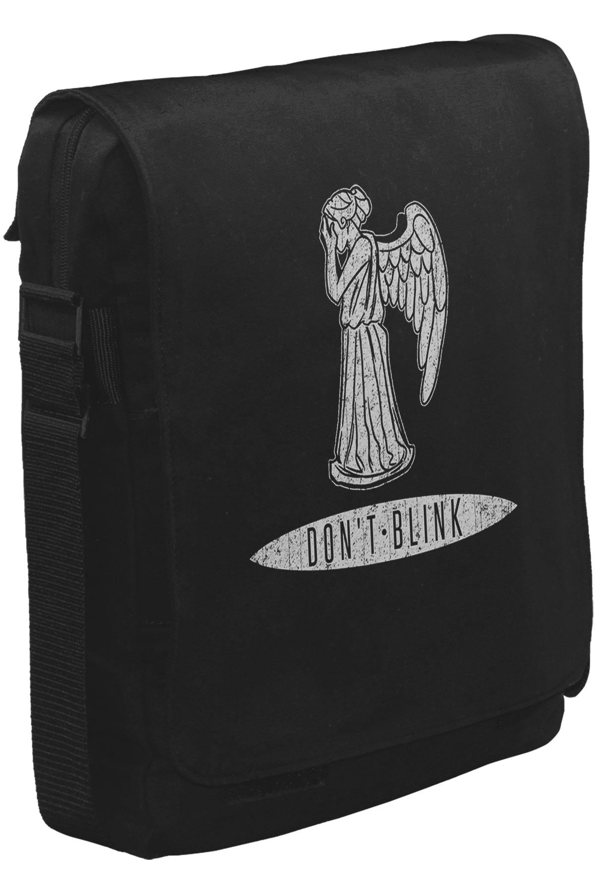 Doctor Who - Weeping Angels Unisex Siyah Postacı Çanta