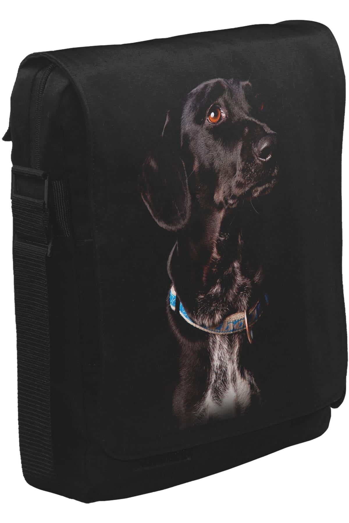 Doggy Dog Unisex Siyah Postacı Çanta