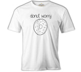 Donut Worry White Men's Tshirt