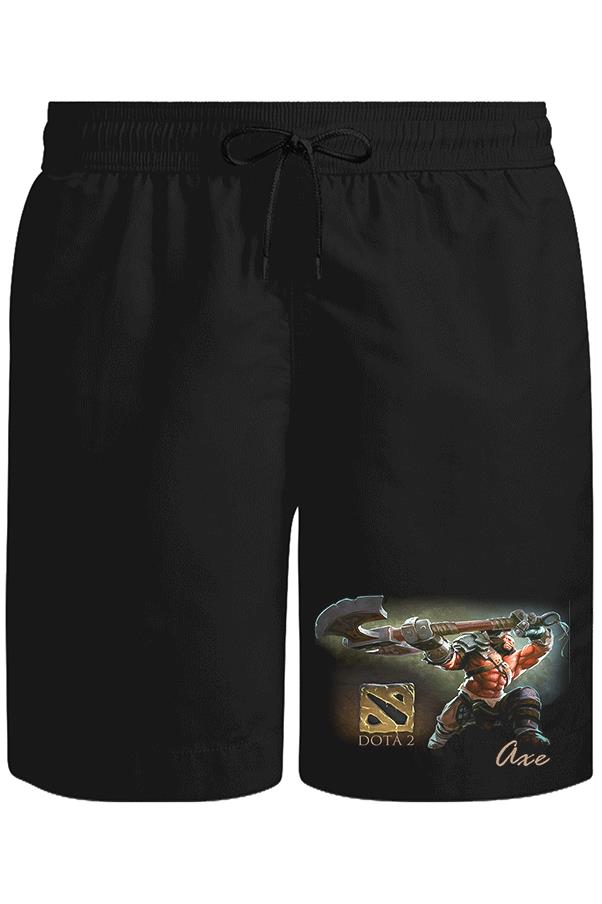 Dota 2 - Axe Unisex Siyah Şort