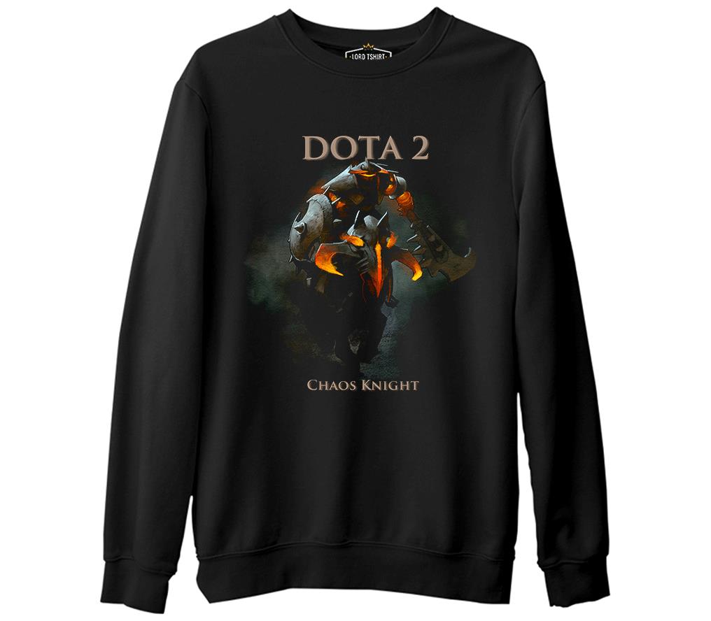 Dota 2 - Chaos Knight  Siyah Erkek Kalın Sweatshirt