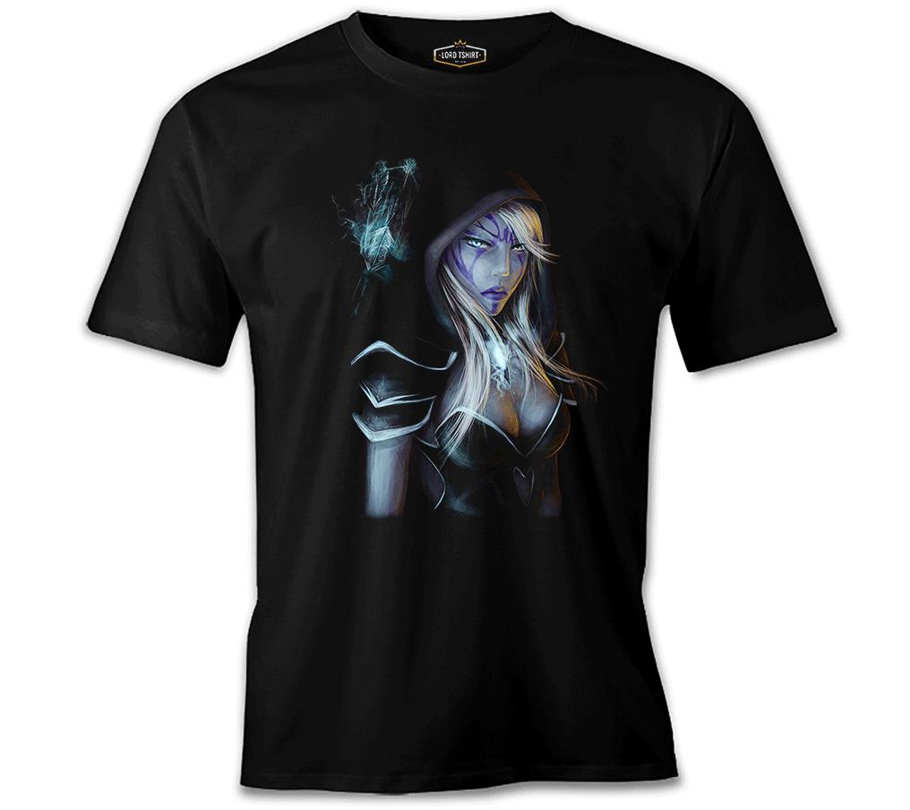 Dota 2 - Drow Ranger 2 Siyah Erkek Tshirt