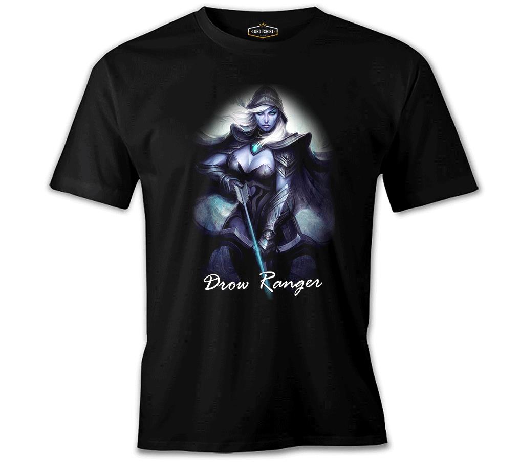 Dota 2 - Drow Ranger Siyah Erkek Tshirt