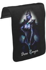 Dota 2 - Drow Ranger Unisex Siyah Tak-Çıkar Postacı Çanta Kapağı CK-298
