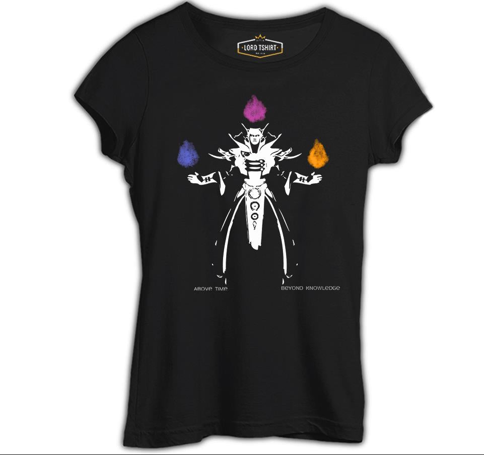 Dota 2 - Invoker Above Siyah Kadın Tshirt