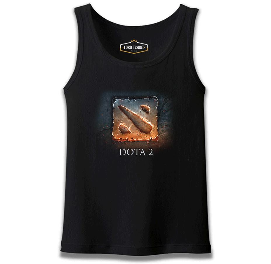 Dota 2 - Logo1 Siyah Erkek Atlet