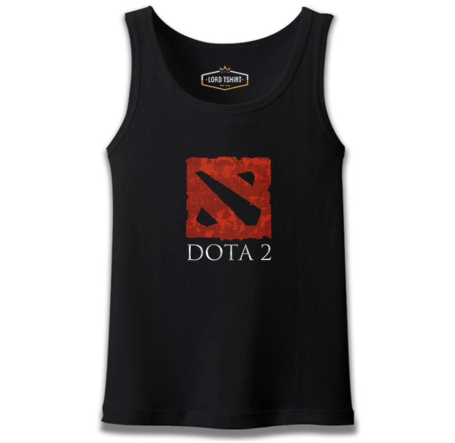 Dota 2 - Logo2 Siyah Erkek Atlet