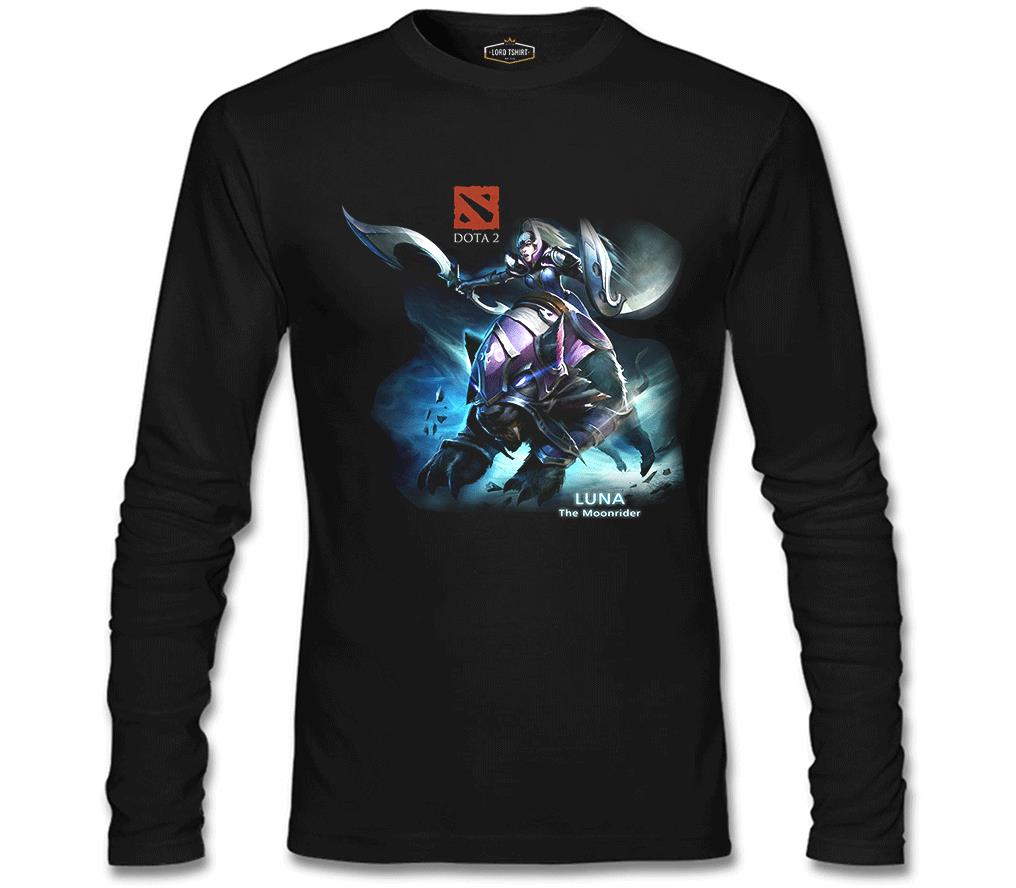 Dota 2 - Luna Siyah Erkek Sweatshirt