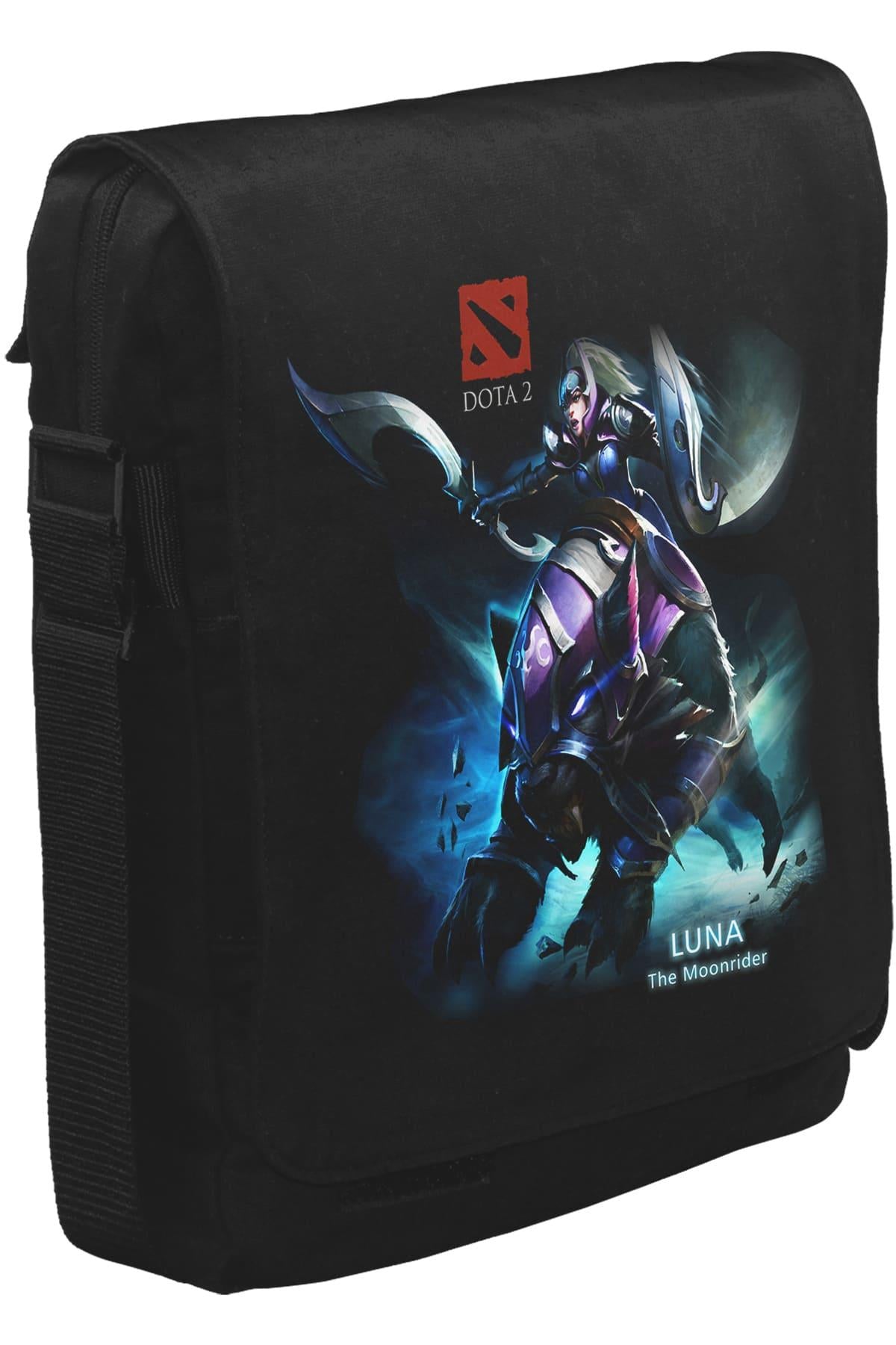 Dota 2 - Luna Unisex Siyah Postacı Çanta