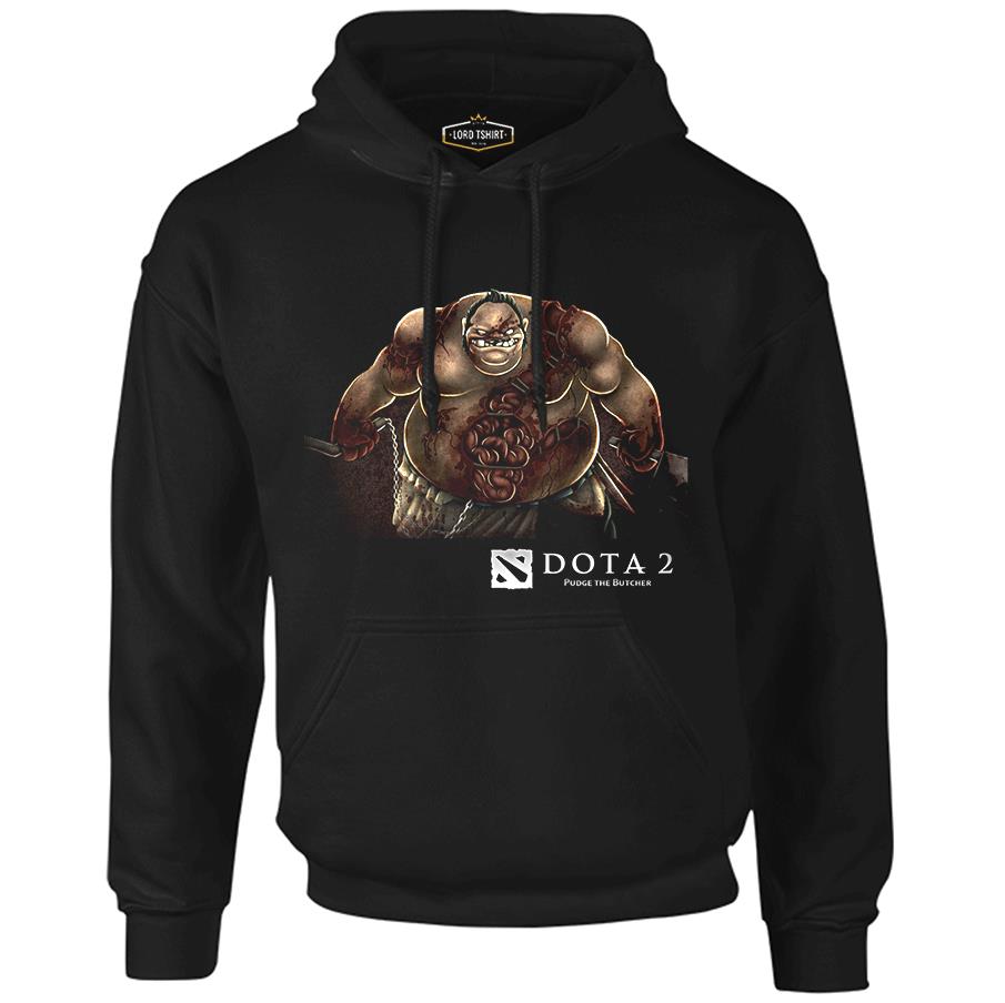Dota 2 - Pudge Black Men's Zipperless Hoodie