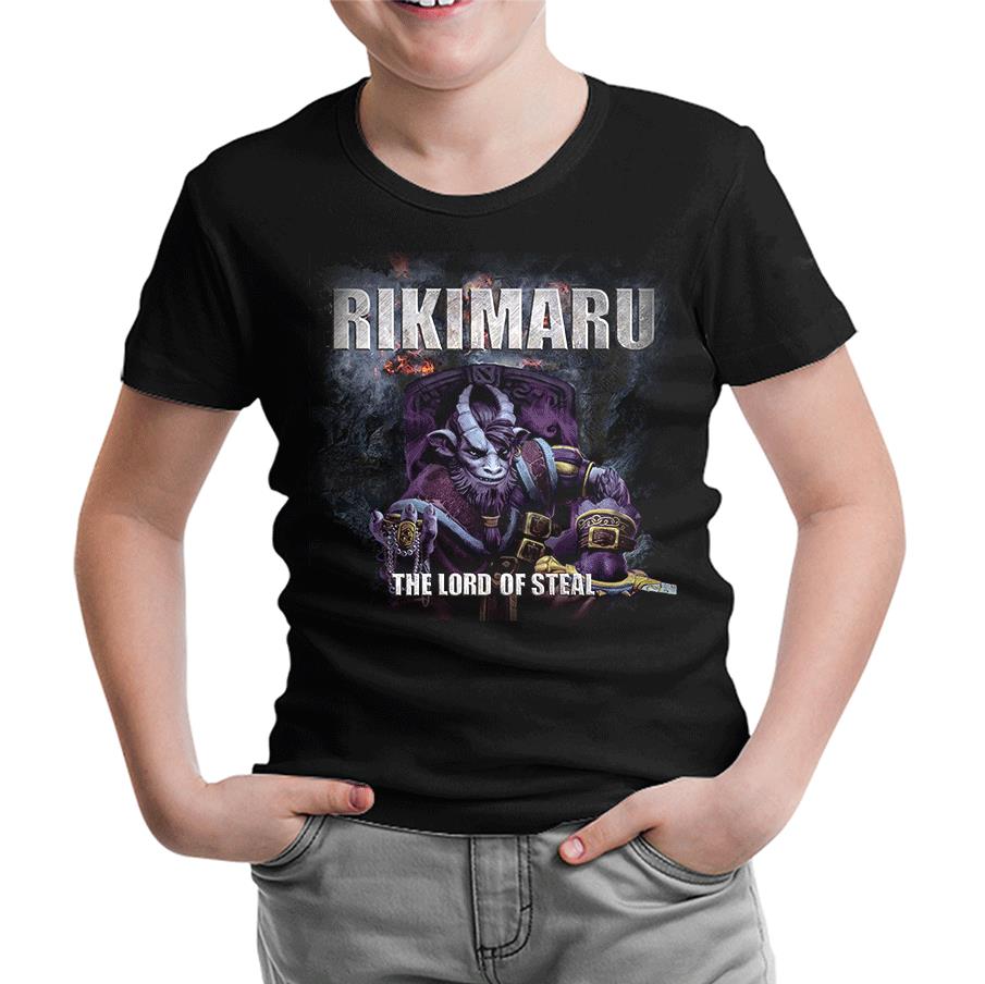 Dota 2 - Rikimaru Siyah Çocuk Tshirt