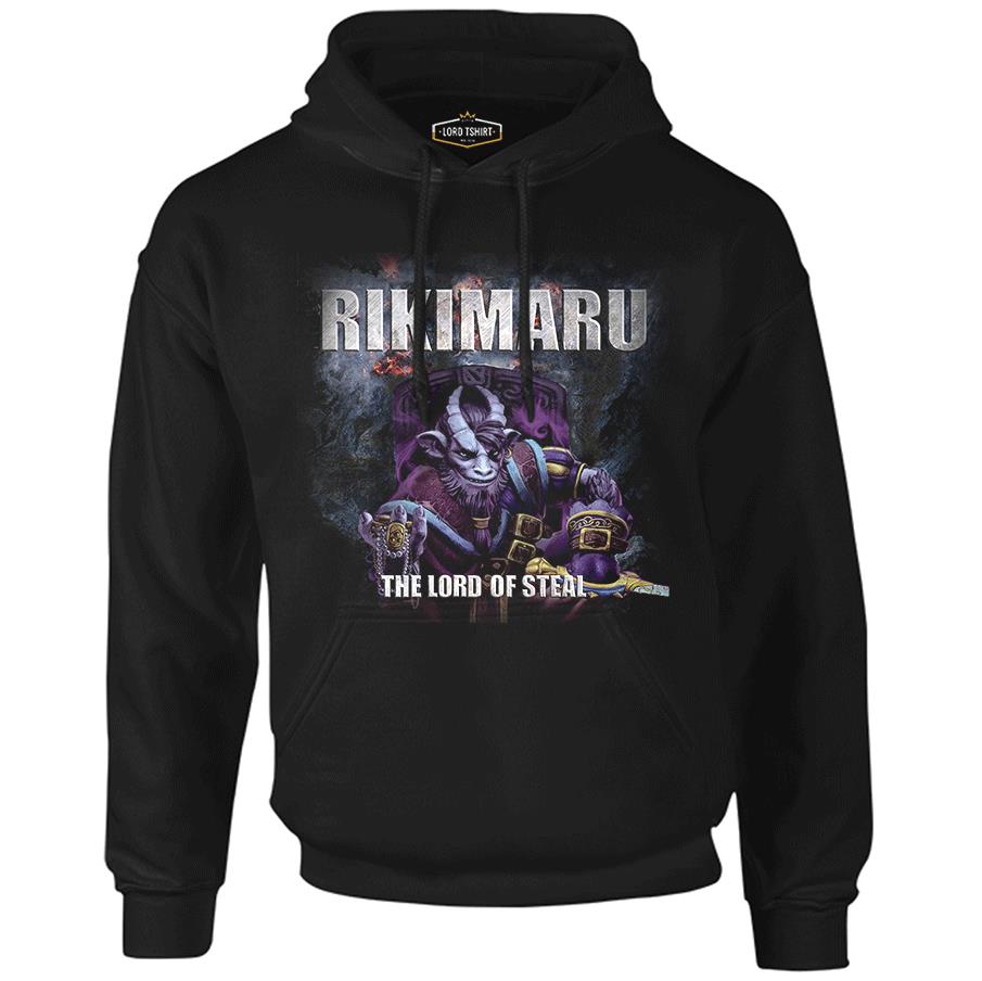 Dota 2 - Rikimaru Black Men's Zipperless Hoodie