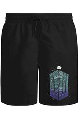 Dr.Who - Bow Ties Unisex Siyah Şort