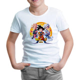 Dragon Ball Daima Ateş Topu Beyaz Çocuk Tshirt