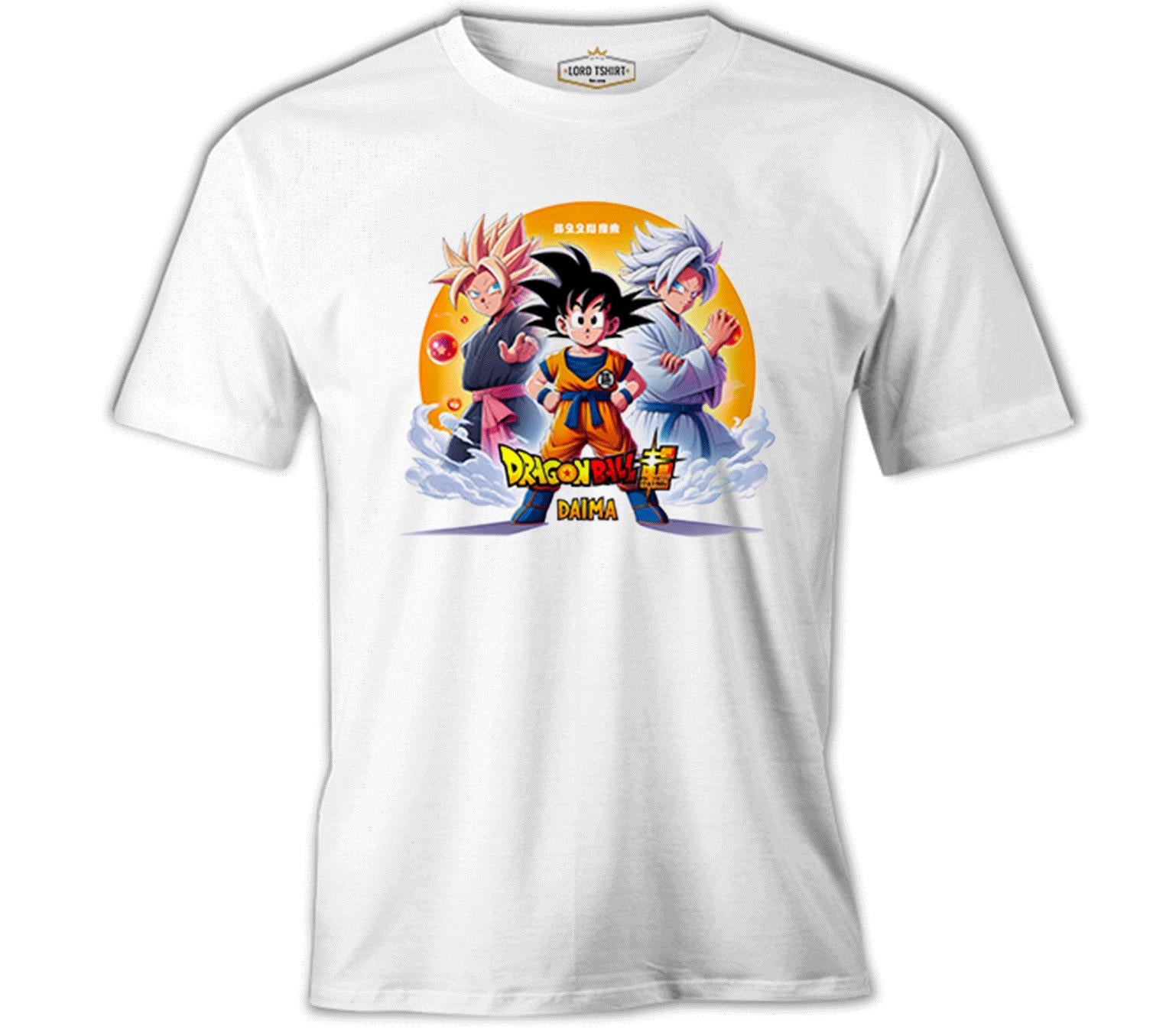 Dragon Ball Daima Ateş Topu Beyaz Erkek Tshirt