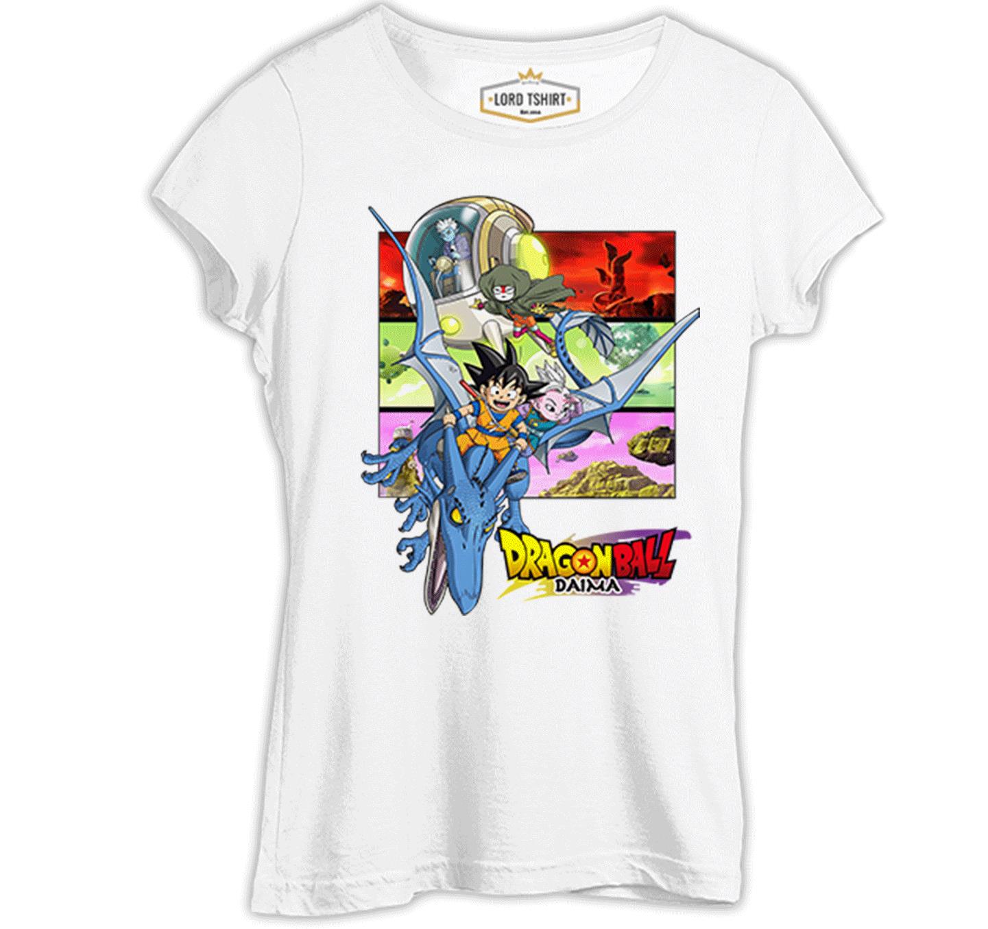 Dragon Ball Daima Ejderha Shen Long Beyaz Bayan Tshirt