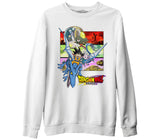 Dragon Ball Daima Ejderha Shen Long Beyaz Erkek Kalın Sweatshirt