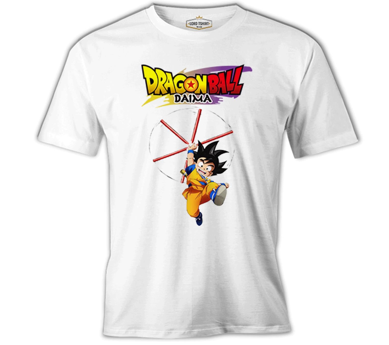 Dragon Ball Daima Ki Beyaz Erkek Tshirt