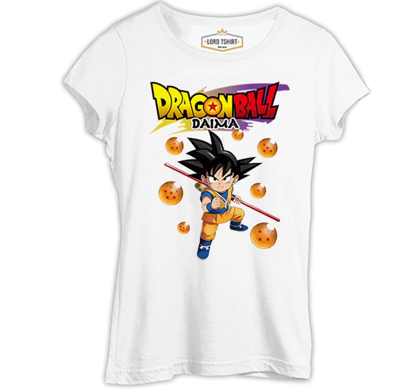 Dragon Ball Daima Küre Beyaz Bayan Tshirt