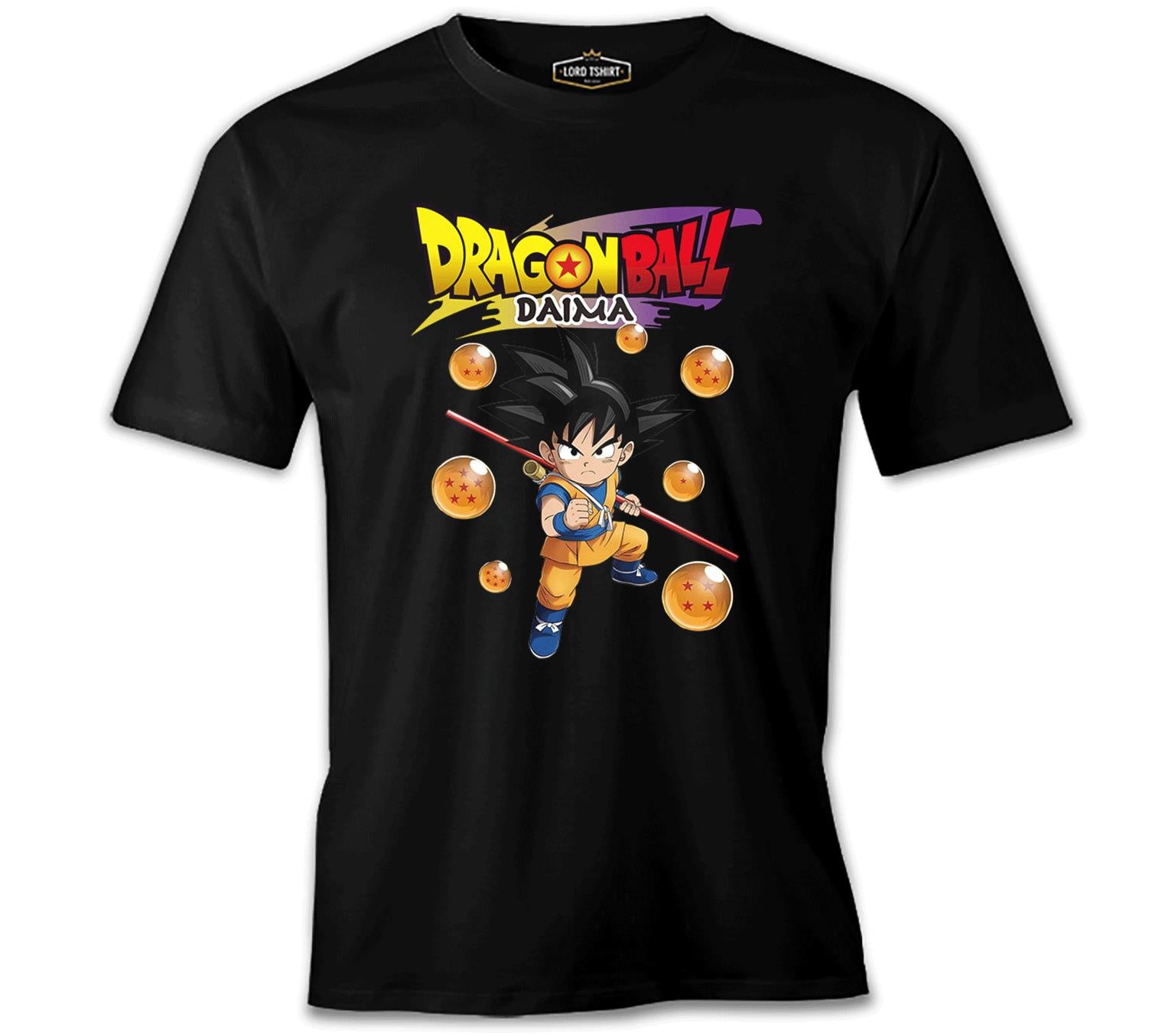 Dragon Ball Daima Küre Siyah Erkek Tshirt