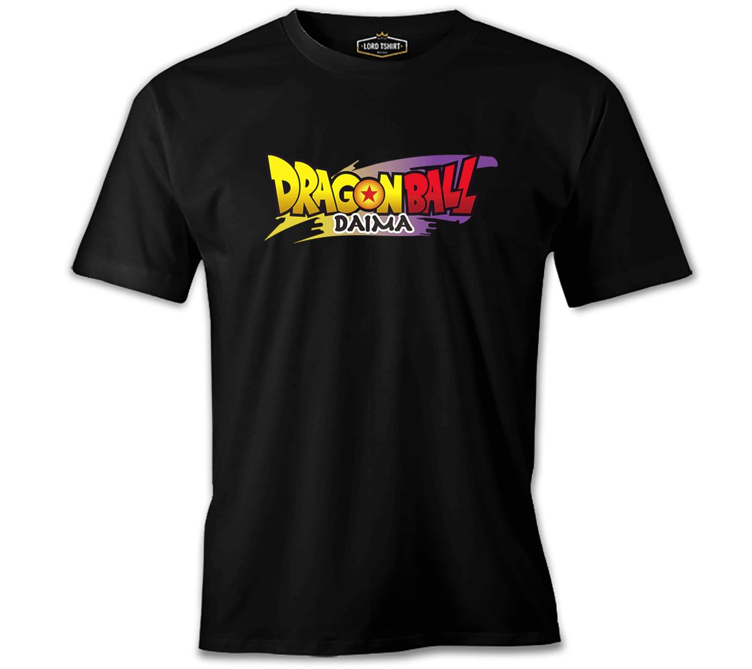 Dragon Ball Daima Logo Siyah Erkek Tshirt