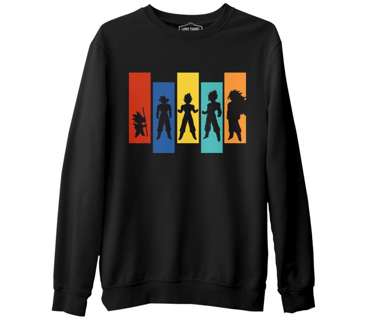 Dragon Ball - Fusion Black Men's Thick Sweatshirt