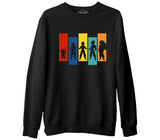 Dragon Ball - Fusion Siyah Erkek Kalın Sweatshirt