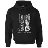Dragon with Moon and Flowers Black Men's Zipperless Hoodie