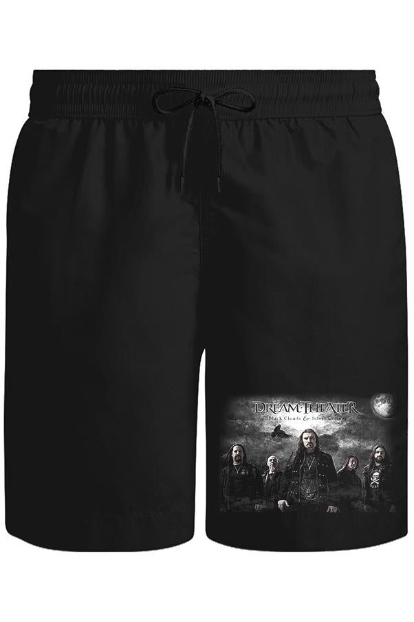 Dream Theater - Black Clouds Unisex Siyah Şort