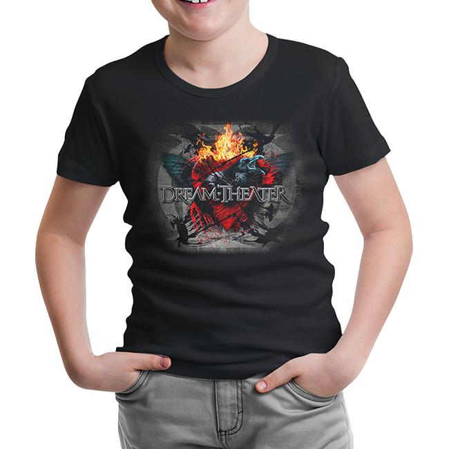 Dream Theater - Fire Wings Black Kids Tshirt