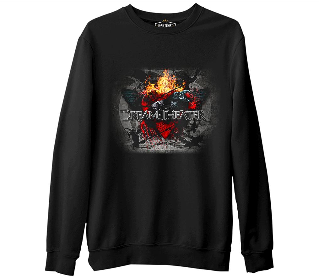 Dream Theater - Fire Wings Black Men's Thick Sweatshirt
