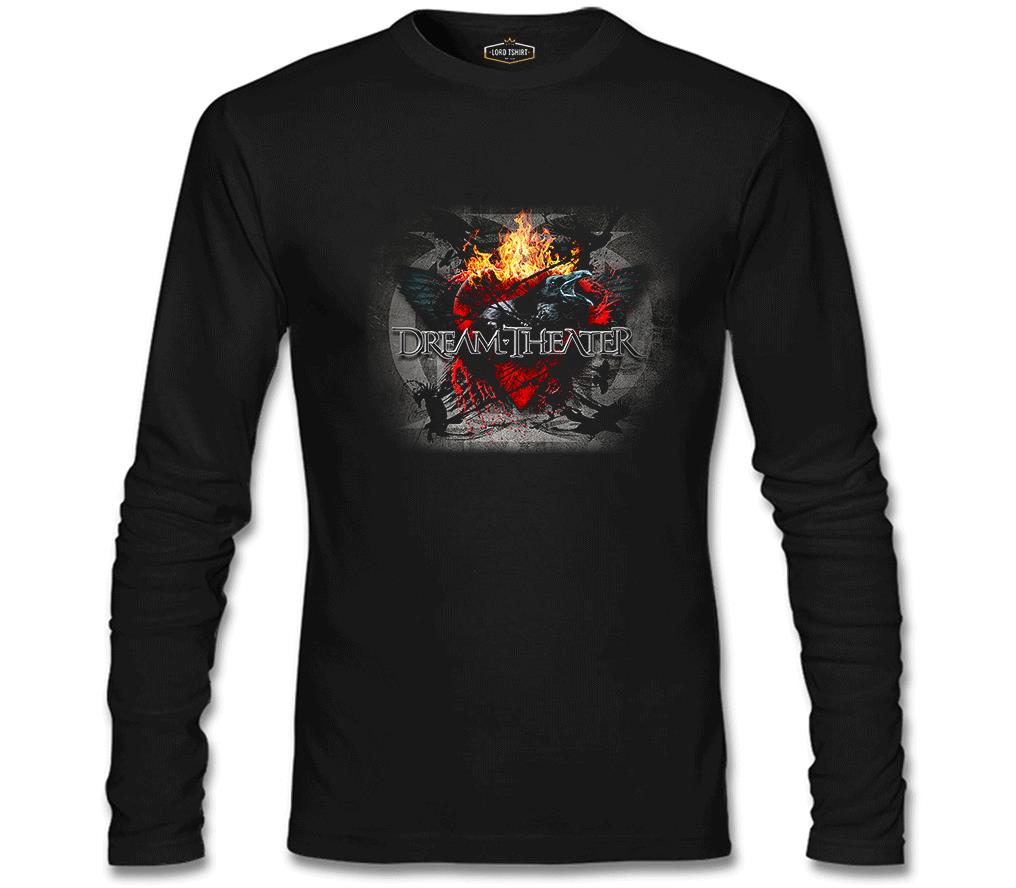 Dream Theater - Fire Wings Siyah Erkek Sweatshirt