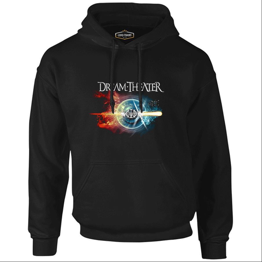 Dream Theater - One Shot Black Men's Zipperless Hoodie