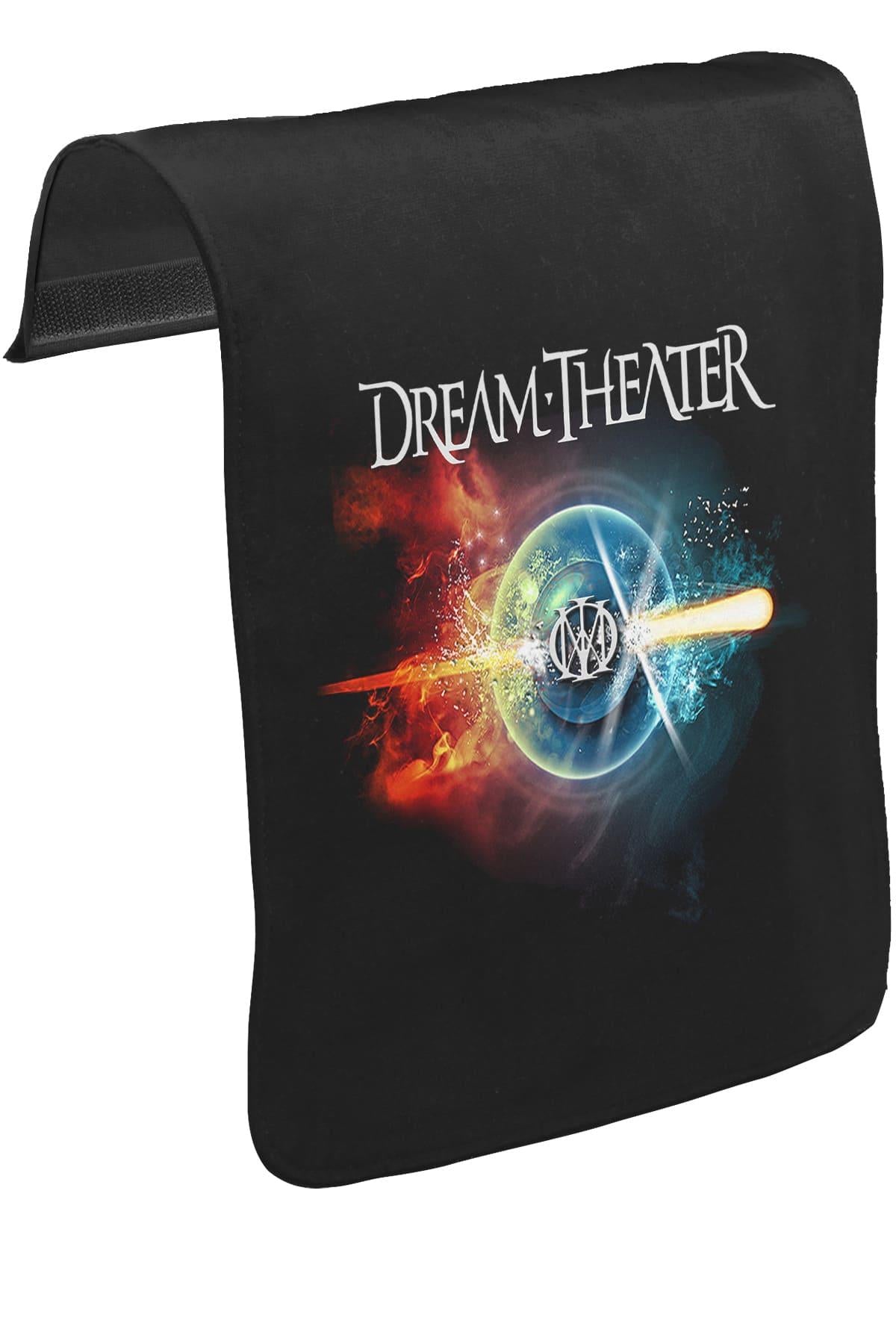 Dream Theater - One Shot Unisex Siyah Tak-Çıkar Postacı Çanta Kapağı CK-1147