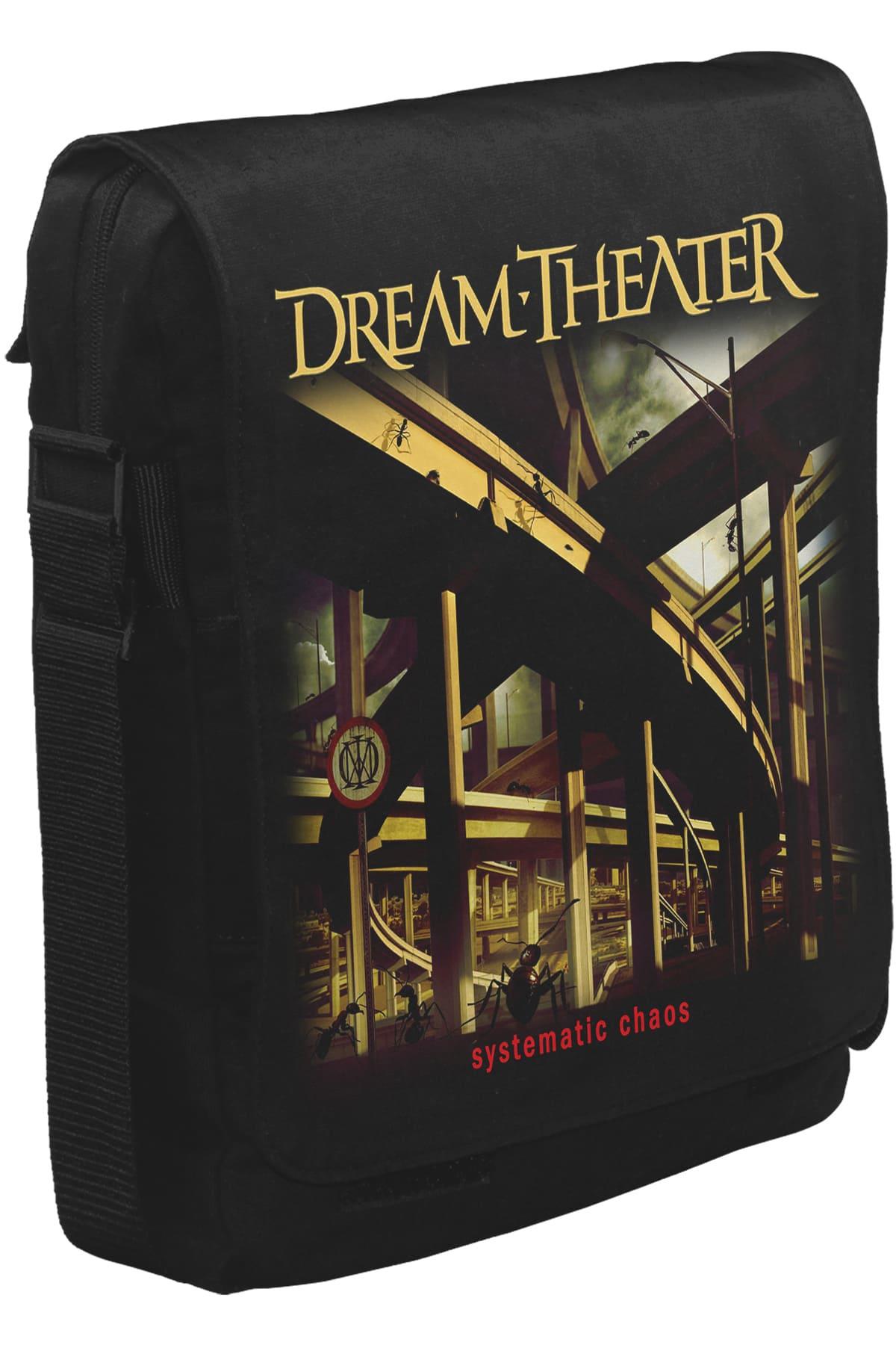 Dream Theater - Systematic Chaos Unisex Siyah Postacı Çanta
