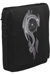 Dreamcatcher - Düş Kapanı Unisex Siyah Postacı Çanta