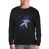 Dreams in Space Black Kids Sweatshirt