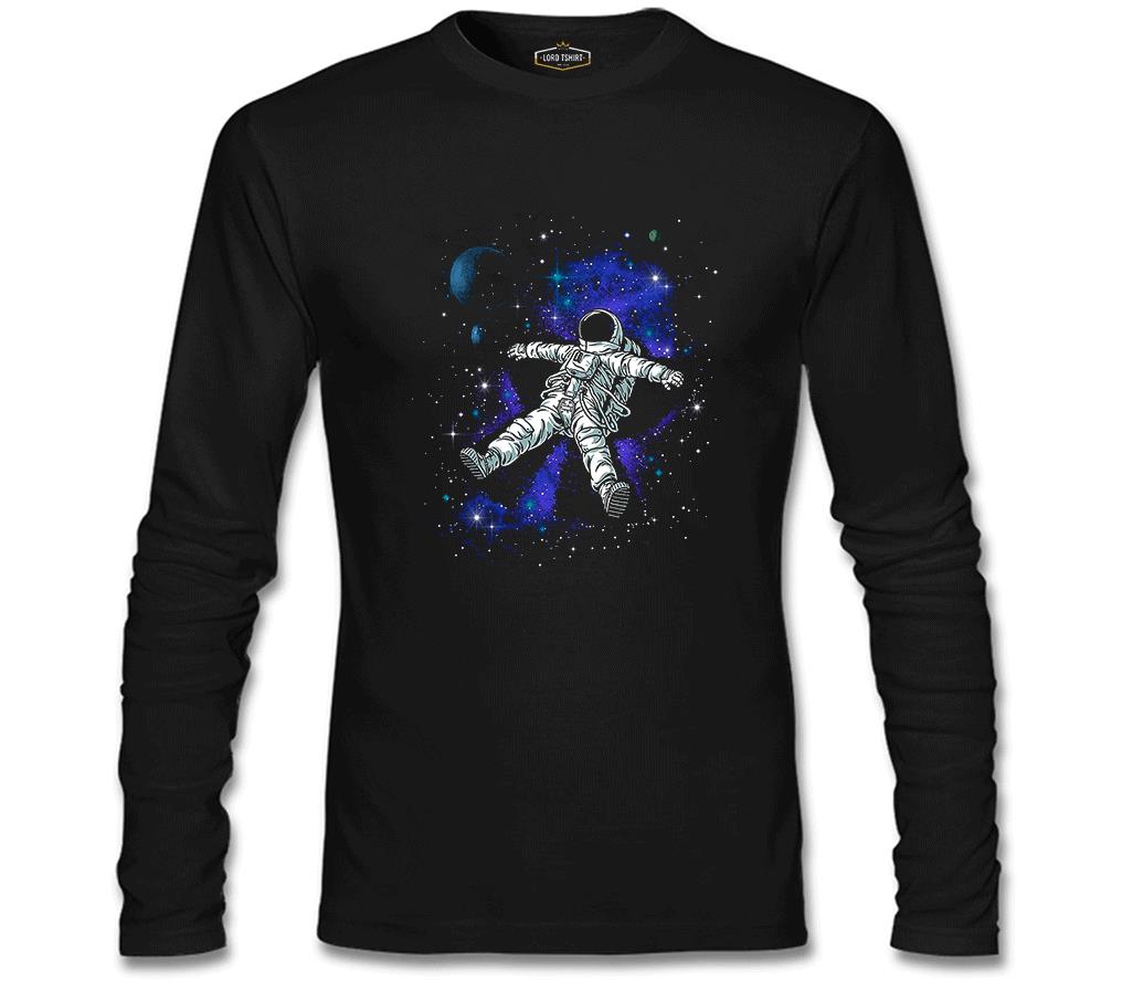 Dreams in Space Black Men's Sweatshirt 