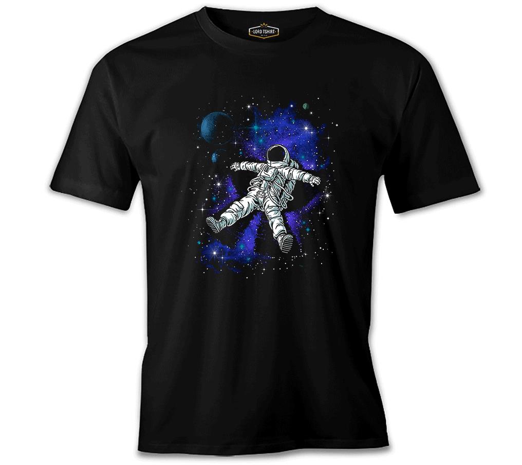 Dreams in Space Siyah Erkek Tshirt