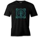 Druidic Yggdrasil - Hayat Ağacı Siyah Erkek Tshirt