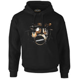 Drummer Black Men's Zipperless Hoodie