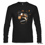 Drummer Black Men's Sweatshirt