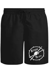 Drummer - Stick To It Unisex Siyah Şort