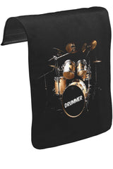 Drummer Unisex Siyah Tak-Çıkar Postacı Çanta Kapağı CK-421