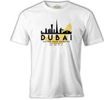 Dubai - City White Men's Tshirt
