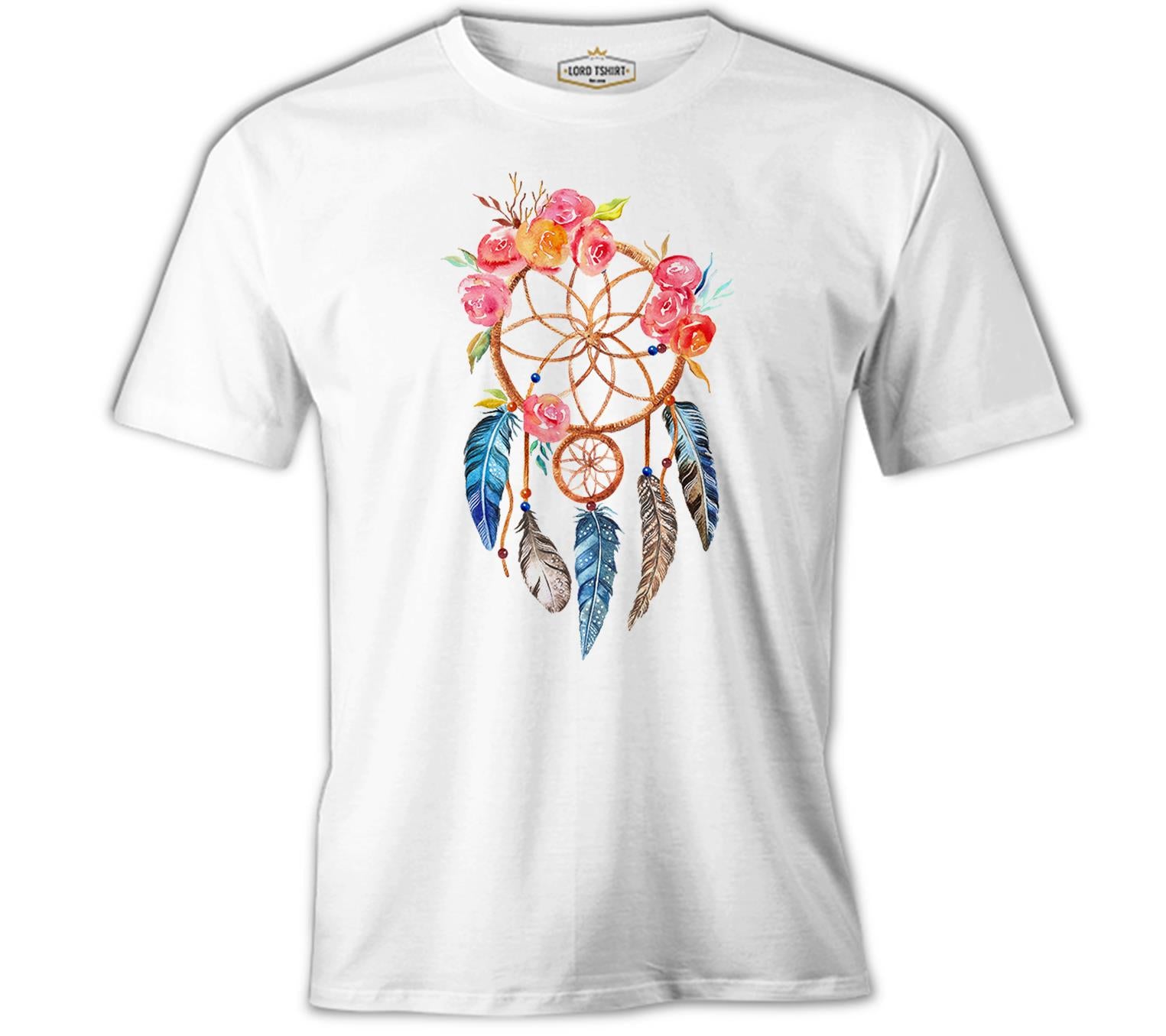 Dream Catcher - Furry White Men's Tshirt 